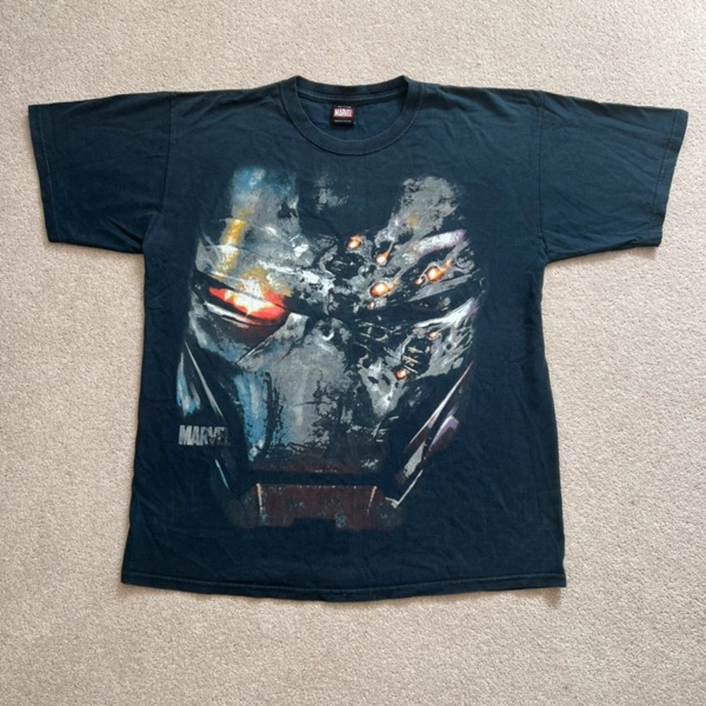 Marvel Black and Gray Iron Man T-Shirt
